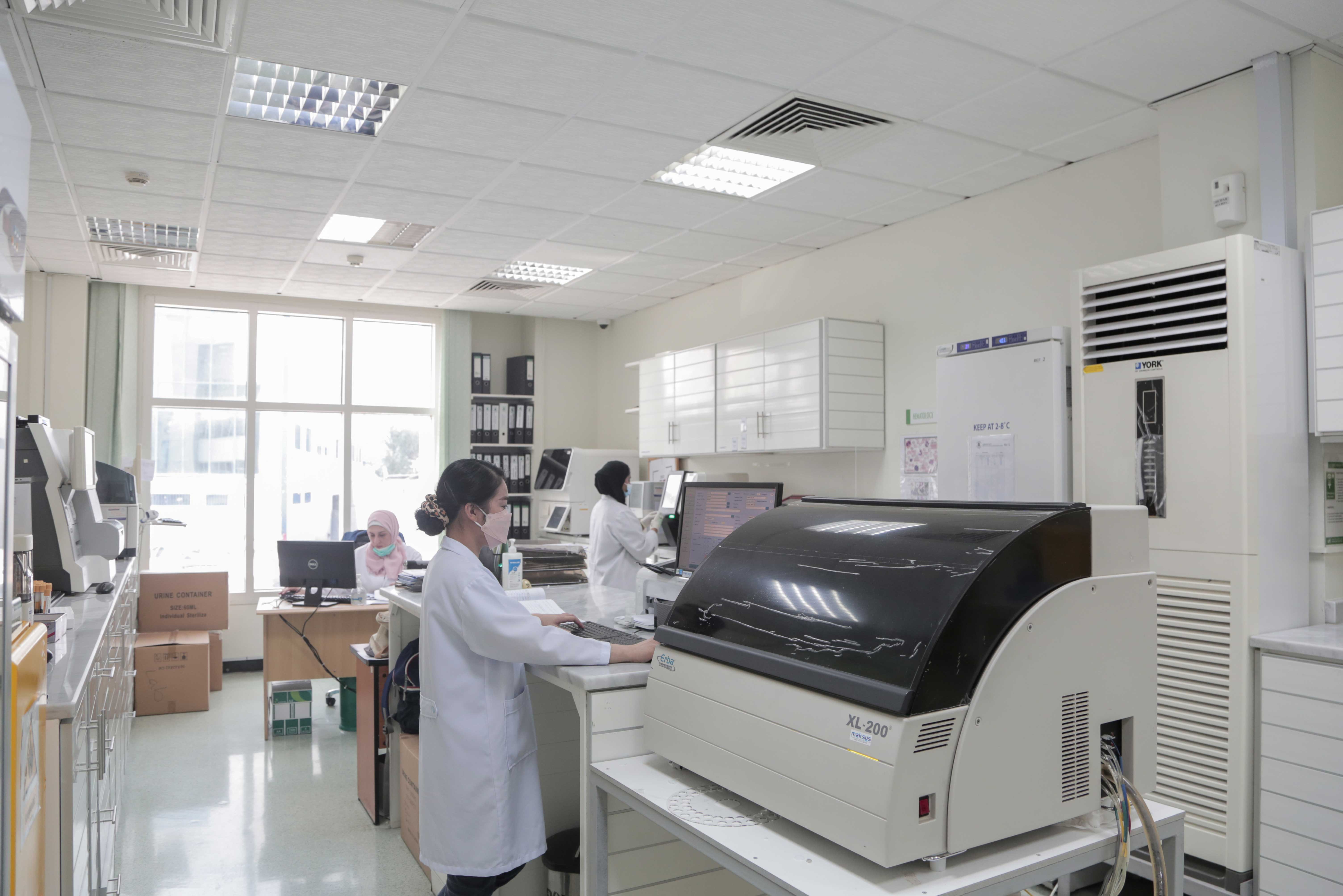 Laboratory in Qatar