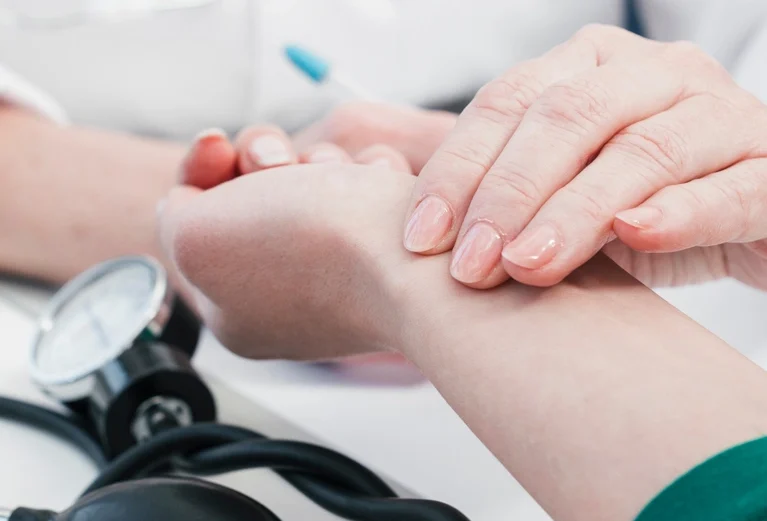 General medicine doctor providing medical consultation and patient care