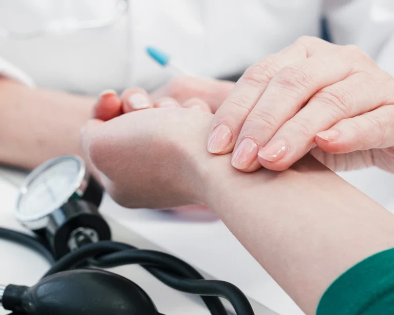 General medicine doctor providing medical consultation and patient care