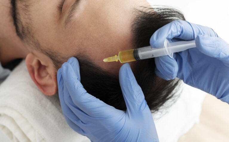 Once every 3–4 weeks initially.